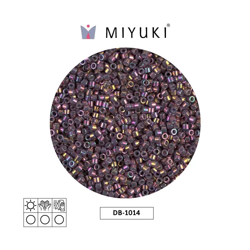 Miyuki delica 11/0 DB1014 violet/bronze AB x 50g
