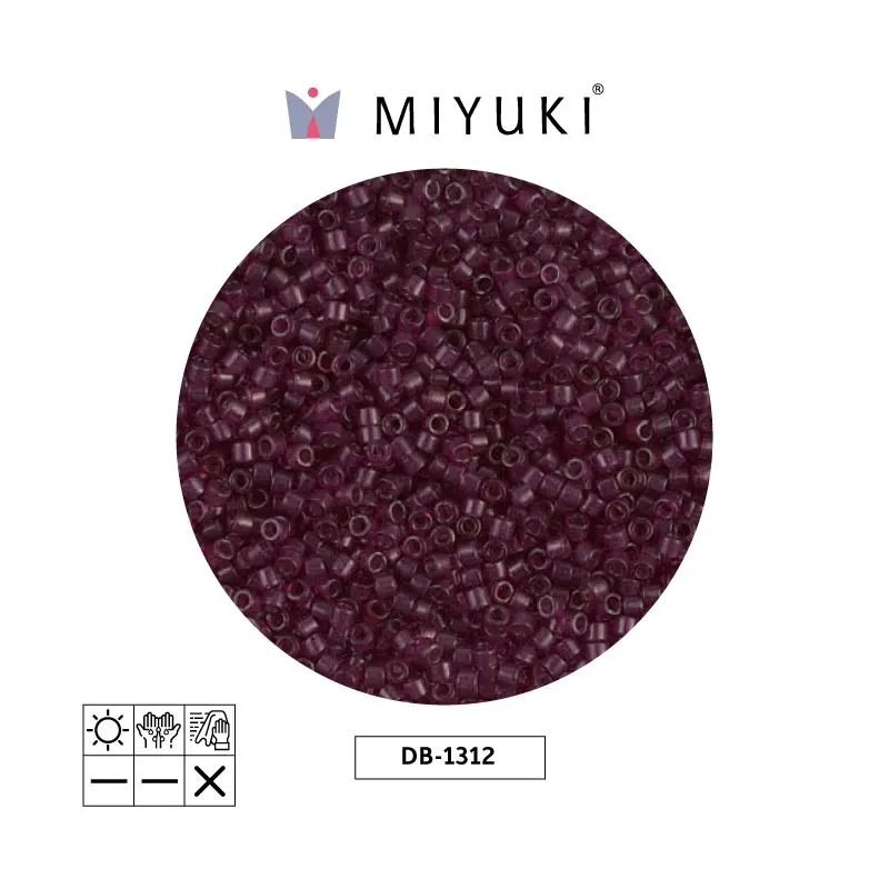 Miyuki delica 11/0 DB1312 transparent wine x 50gr