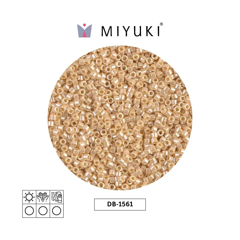 Miyuki delica 11/0 DB1561 opaque pear luster x 50g