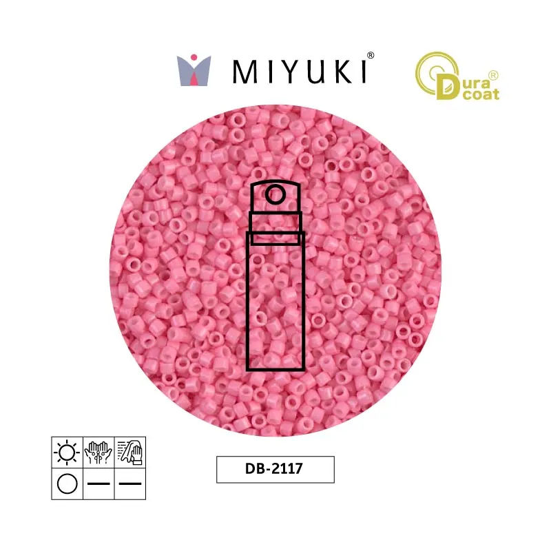 Miyuki delica 11/0 DB2117 opaco carnation x 10gr