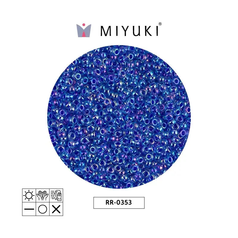 Mostacilla Miyuki rocalla 11/0 RR0353 cobalt line sapphire AB x 250g