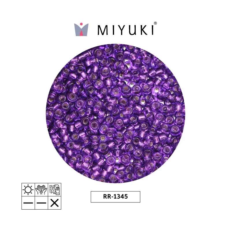 Mostacilla Miyuki rocalla 11/0 RR1345 silver lined dark lilac x 250g