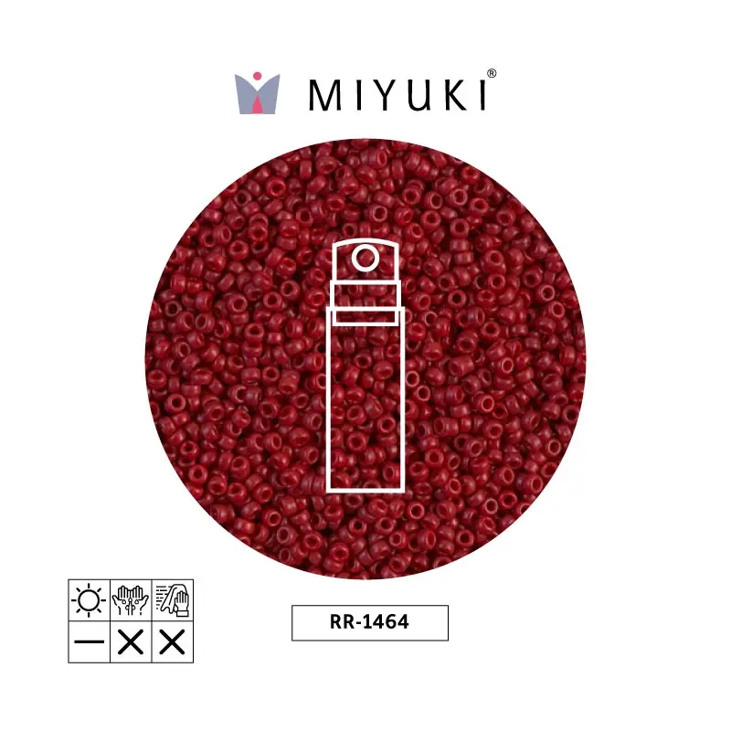 Mostacilla Miyuki rocalla 15/0 RR1464 opaco maroon x 10g