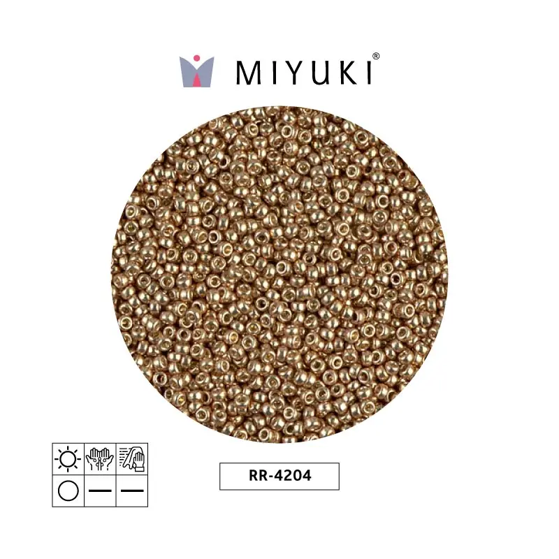 Mostacilla Miyuki rocalla 15/0 RR4204 galvanized chartruese x 250g