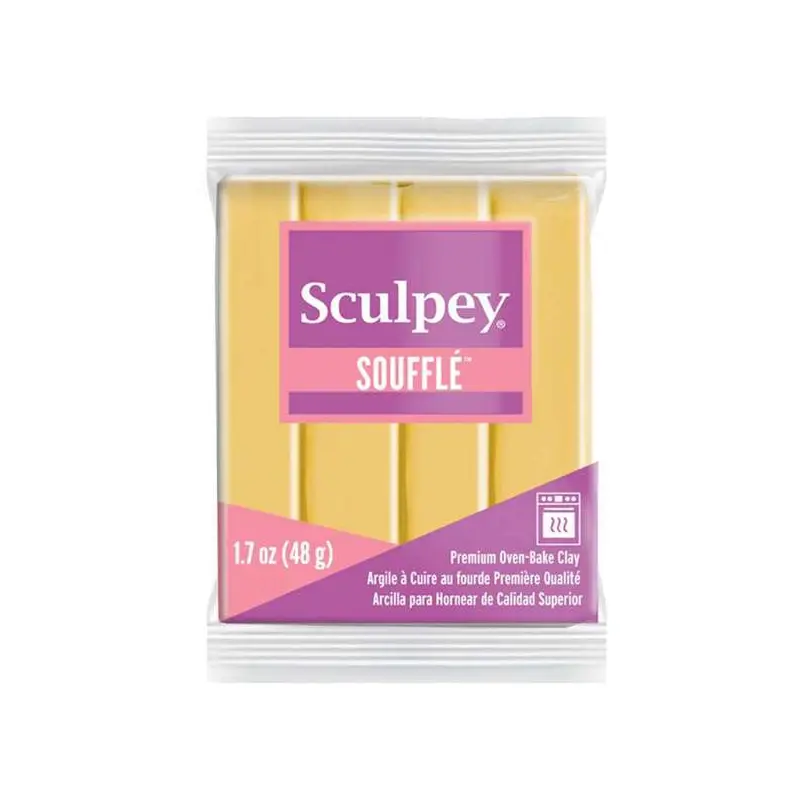 Arcilla polimérica Sculpey Souffle Yellow Ochre x 1.7 onzas (48.2g)