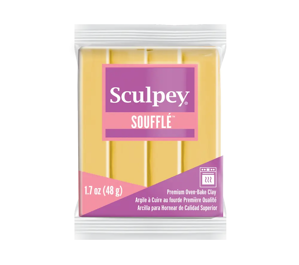 Arcilla polimérica Sculpey Souffle Yellow Ochre x 1.7 onzas (48.2g)