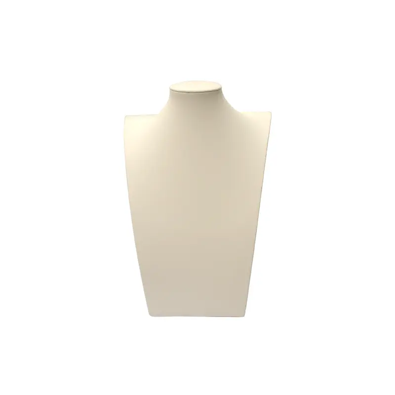 Exhibidor cuello 25cm blanco x und