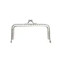 Marco de bolso para tejer niquel liso 10.5cm x und
