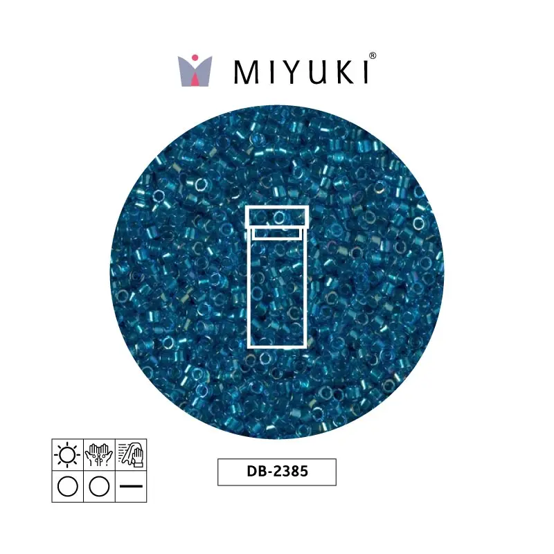 Miyuki delica 11/0 DB2385 color forrado pacific x 3g