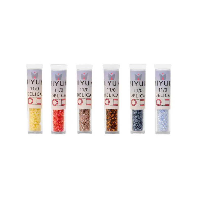 Kit Miyuki - 6 colores x 3g (DB0267-1, 1537-1, 256, 159, 2101, 144)