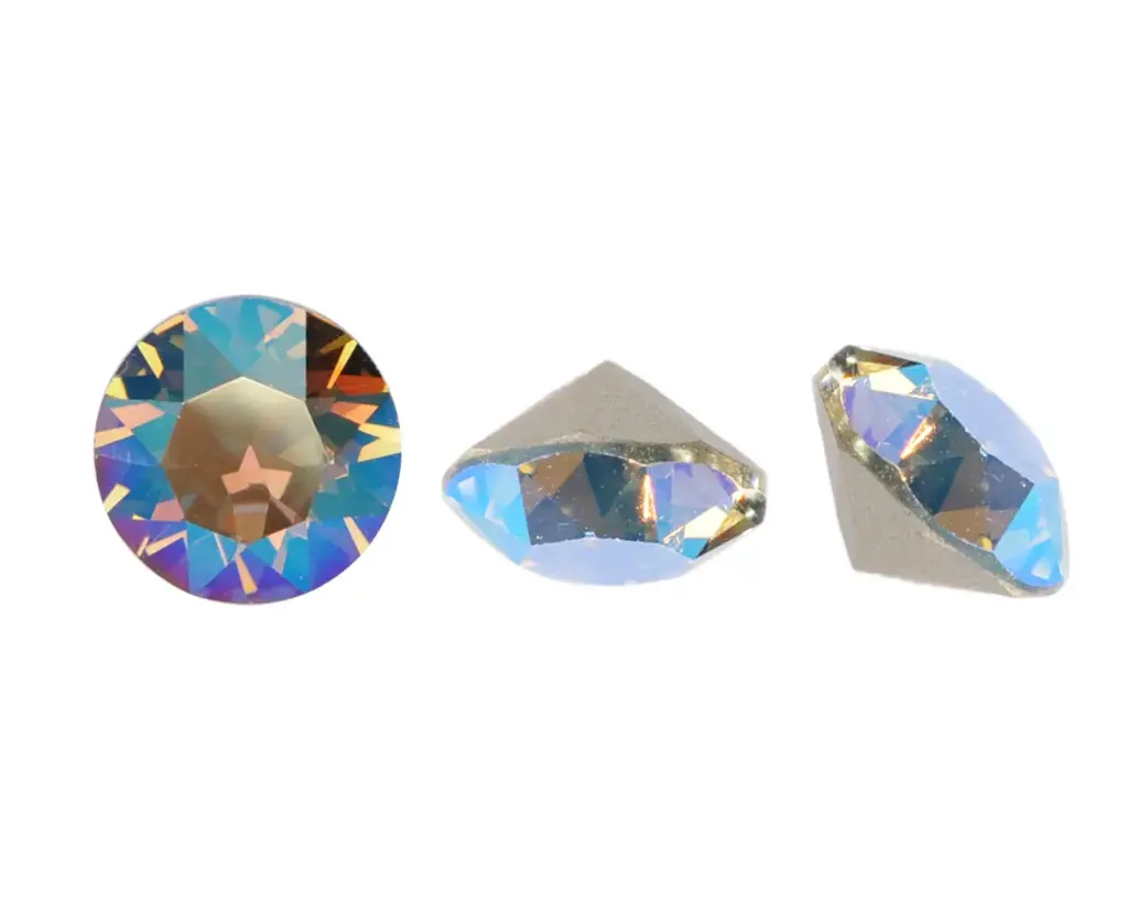 1088 swarovski chaton black diamond shimmer F SS39 x und