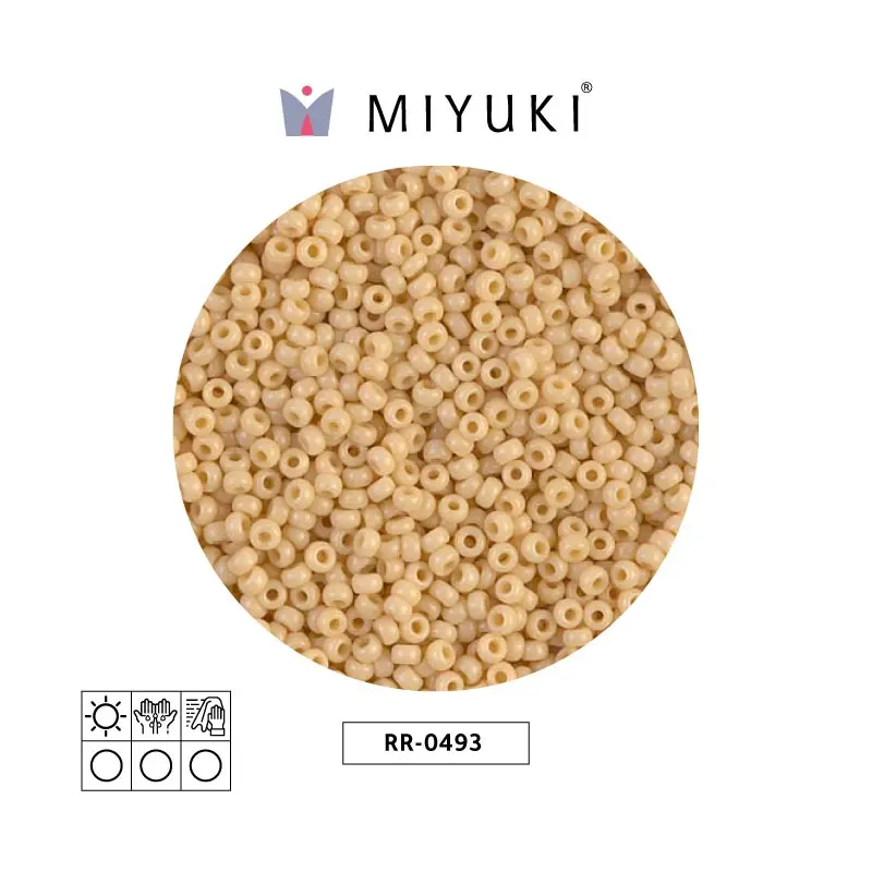 Mostacilla Miyuki rocalla 11/0 RR0493 opaque light beige x 250g