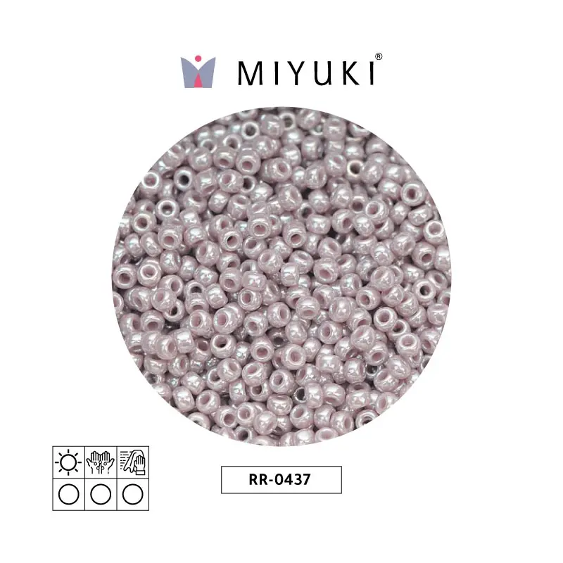Mostacilla Miyuki rocalla 11/0 RR0437 opaco brillo lila x 250g