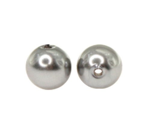 Perla sintética redonda 8mm gray A-22 x und
