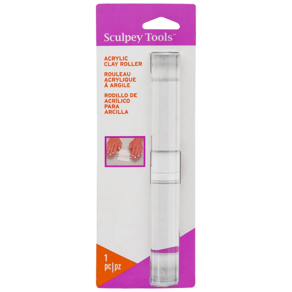 Rodillo acrilico para arcilla AS8AR x und