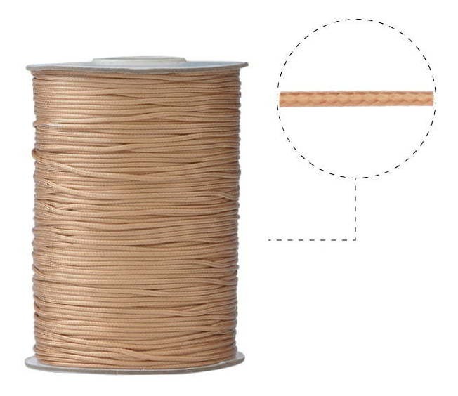 Cordon vibora 1mm 121 beige x rollo 160m