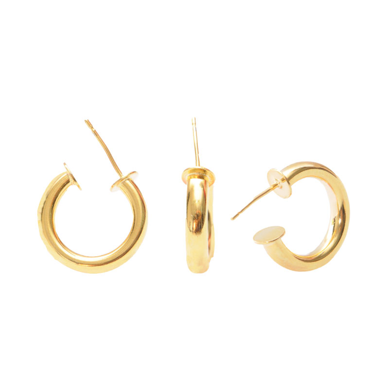 Candonga con poste FYF H041 1.5x0.4mm/rodio x par