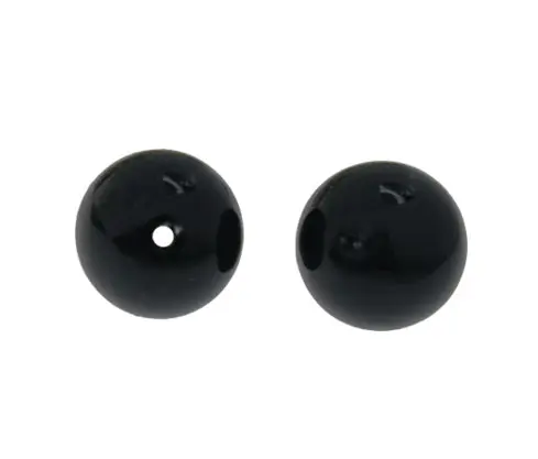 Perla sintetica redonda 10mm jet A-70 x Libra (1.000 Unidades)