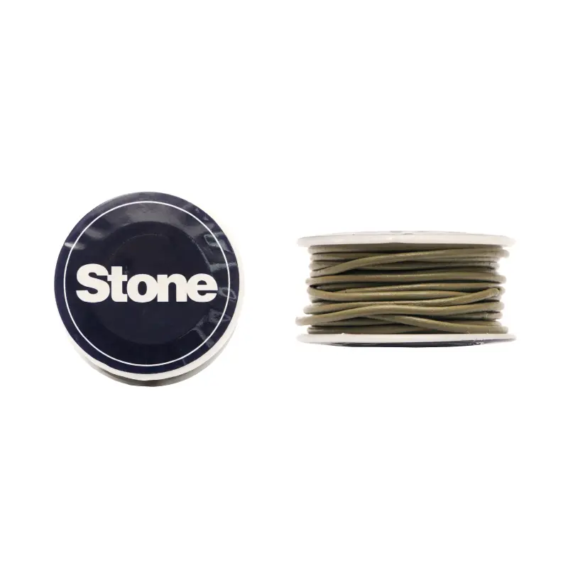 Cordon cuero 1mm gris x 5m