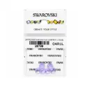 6428 swarovski rivoli violet 6mm x 6unds