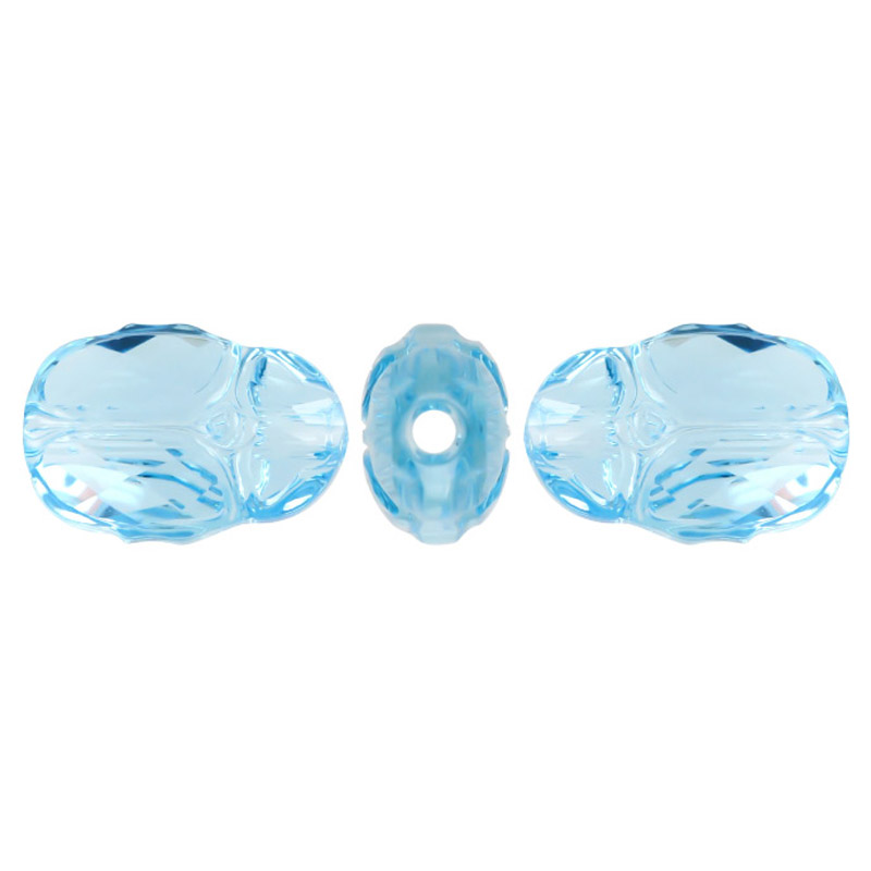 5728 swarovski escarabano  aquamarine 12mm x und