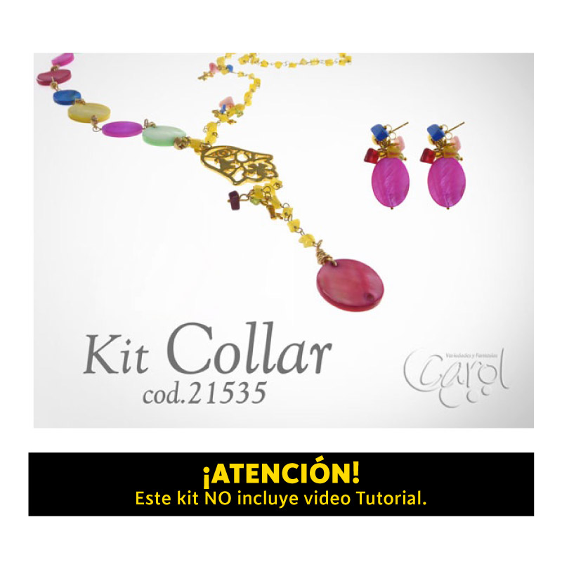 Kit collar Madre perla tricolor