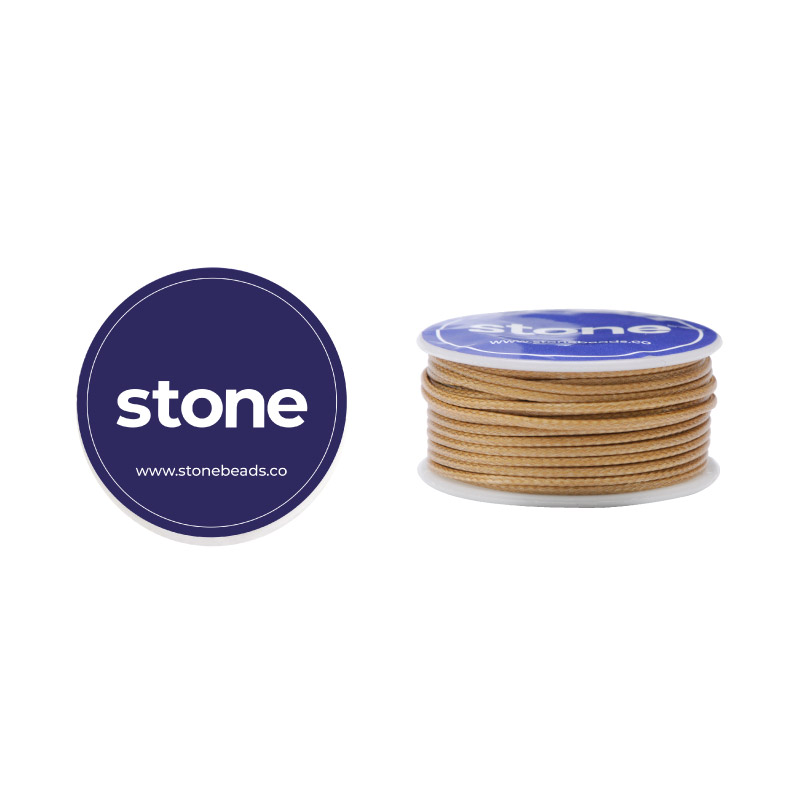 Cordon vibora 1mm 141 beige x rollo 8m