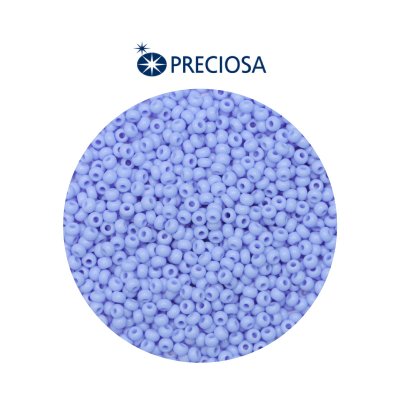 Mostacilla Checa Preciosa 8/0 3mm 33000 azul cielo x 500g