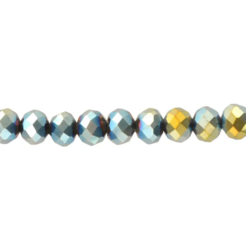 Murano rondela facetada 6mm sphinx 131 x 80unds