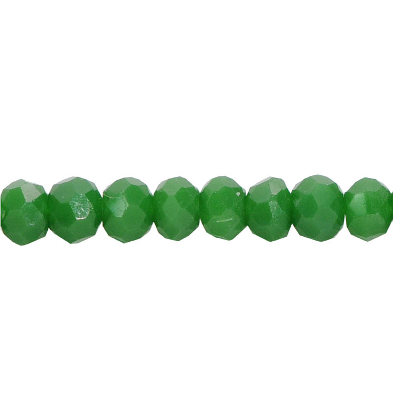 Murano rondela facetada 2mm olivine mate 102 x 140und