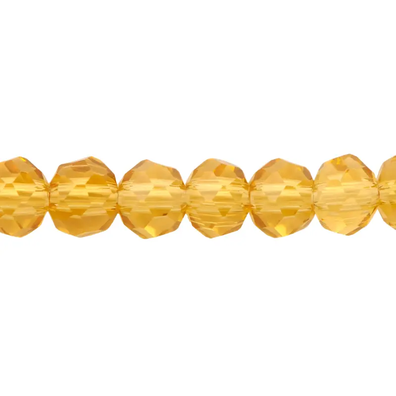 Murano rondela facetada 4mm antique topaz 318 x 150unds