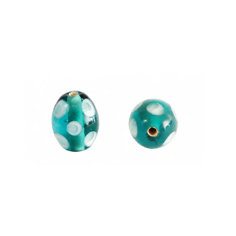 Vidrio Hindú Rice 10x13mm Blue Zircon BGT-OV 81 x und