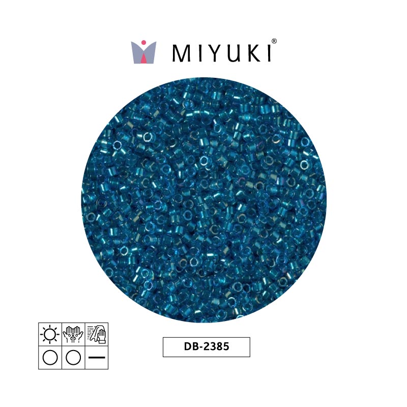 Miyuki delica 11/0 DB2385 color lined pacific x 50g