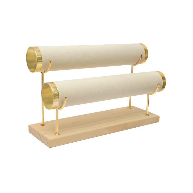 Set exhibidor pulseras 29.5x10x20cm x 2 niveles