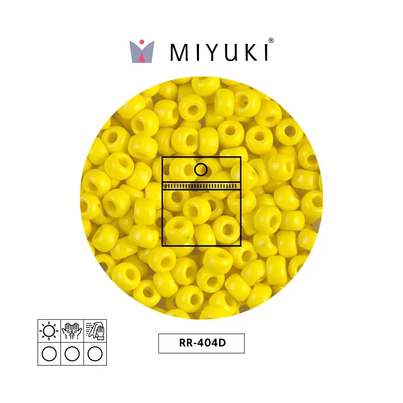 Mostacilla Miyuki rocalla 6/0 RR0404D opaco naranja amarillo x 25g