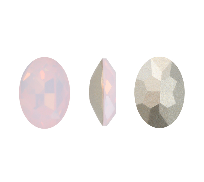 4120CH oval 10x14mm 395 rose opal x und