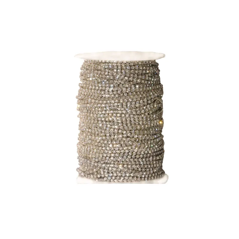 Cadena strass MCSS6.5/SP crystal x m