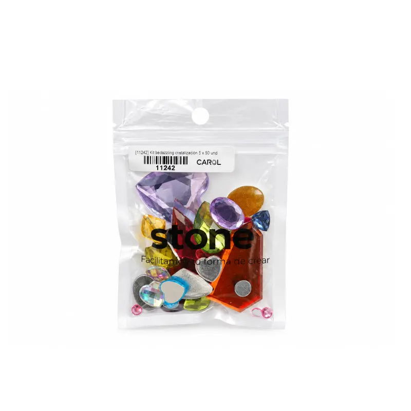 Kit bedazzling cristalización 5 x 50 und