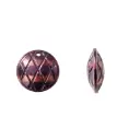 Herraje hindu K2202 redondo 25mm morado x 8 und