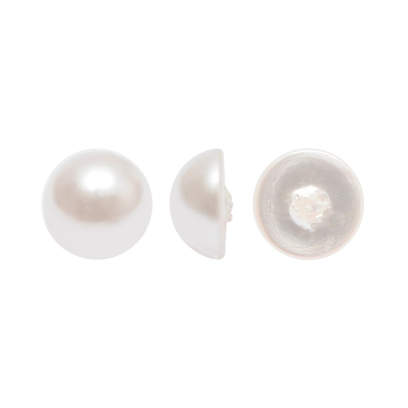 Perla sintetica redonda 1H 6mm white  A-01 x und