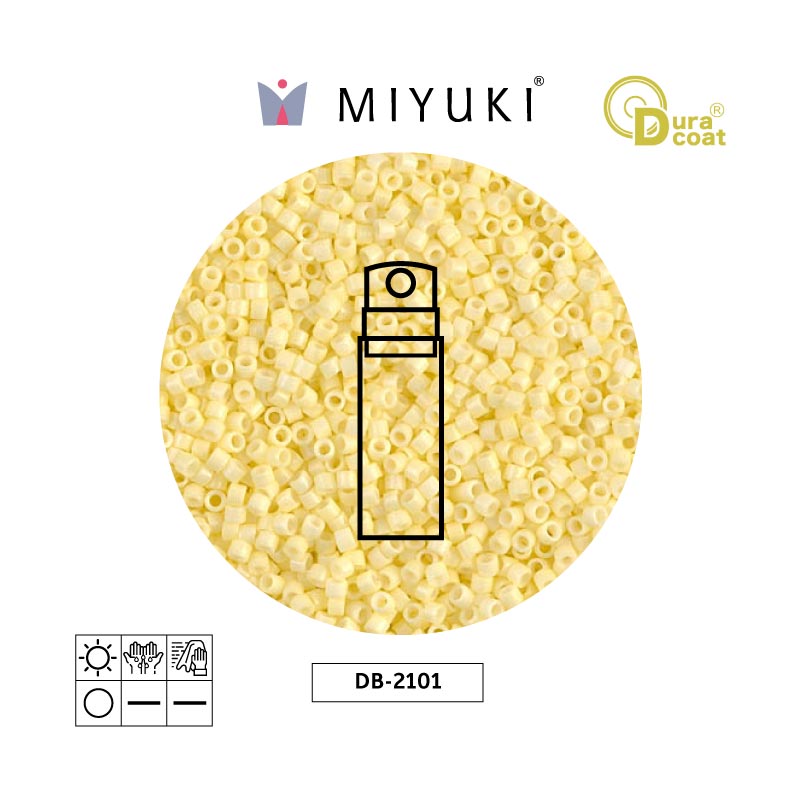 Miyuki delica 11/0 DB2101 opaco lemon ice x 10g