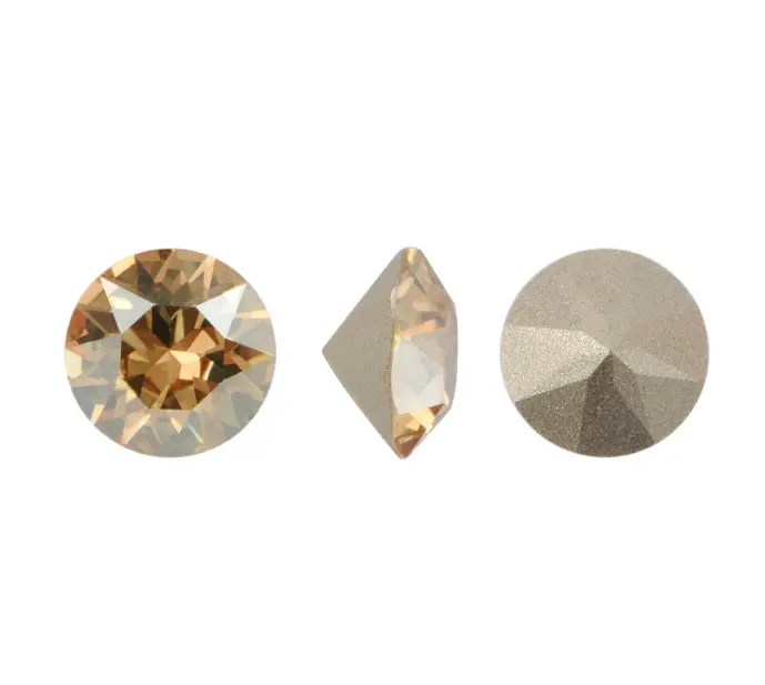 1088 swarovski chaton crystal golden shadow F SS39 x und