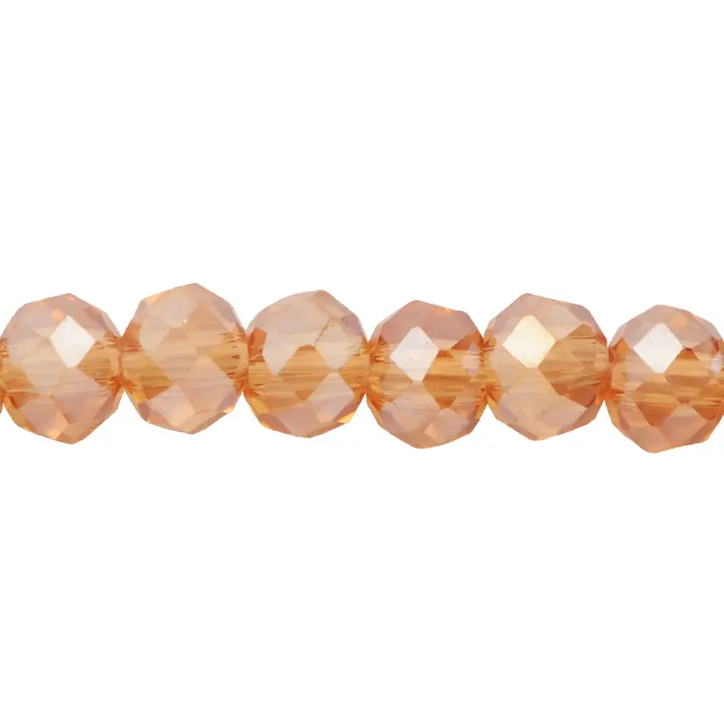 Murano rondela facetada 4mm sun  #75 x 145 unds