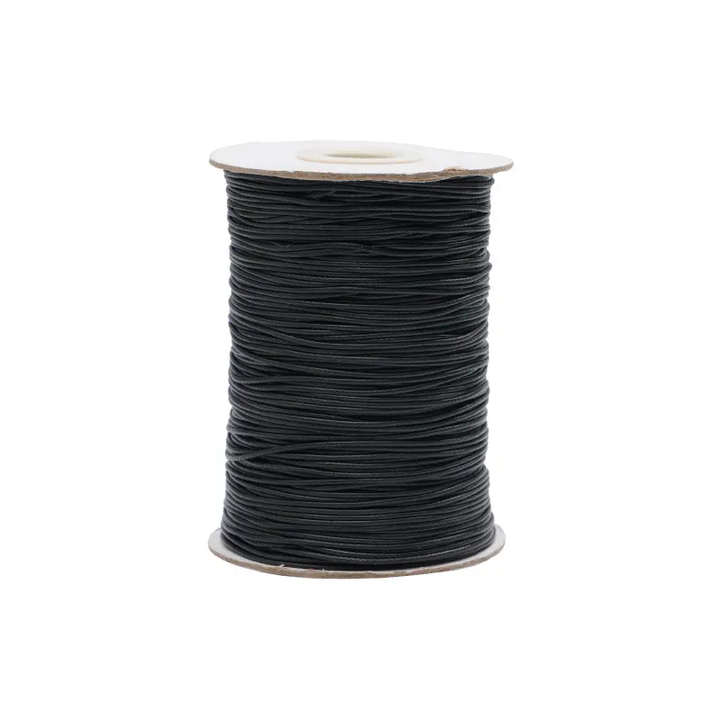 Cordon vibora 1mm 101 negro x rollo de 140m