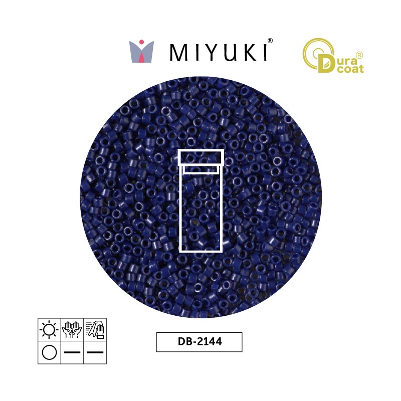 Miyuki delica 11/0 DB2144 durac opaco azul x 3g