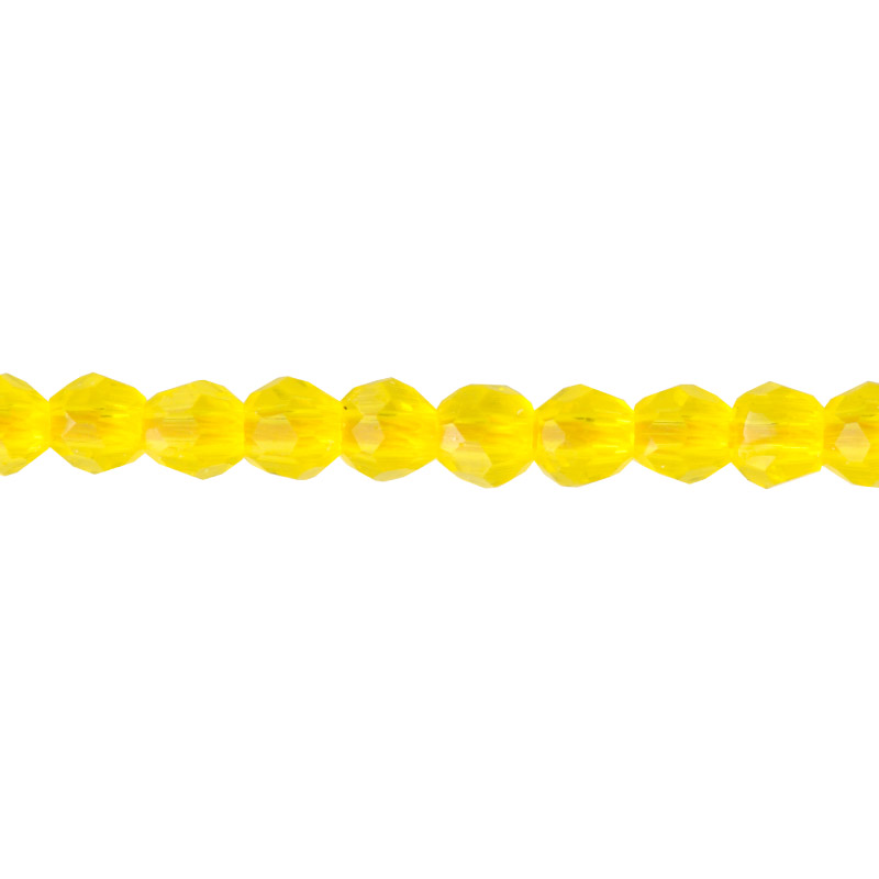 Murano redondo facetado 2mm citrino x unds