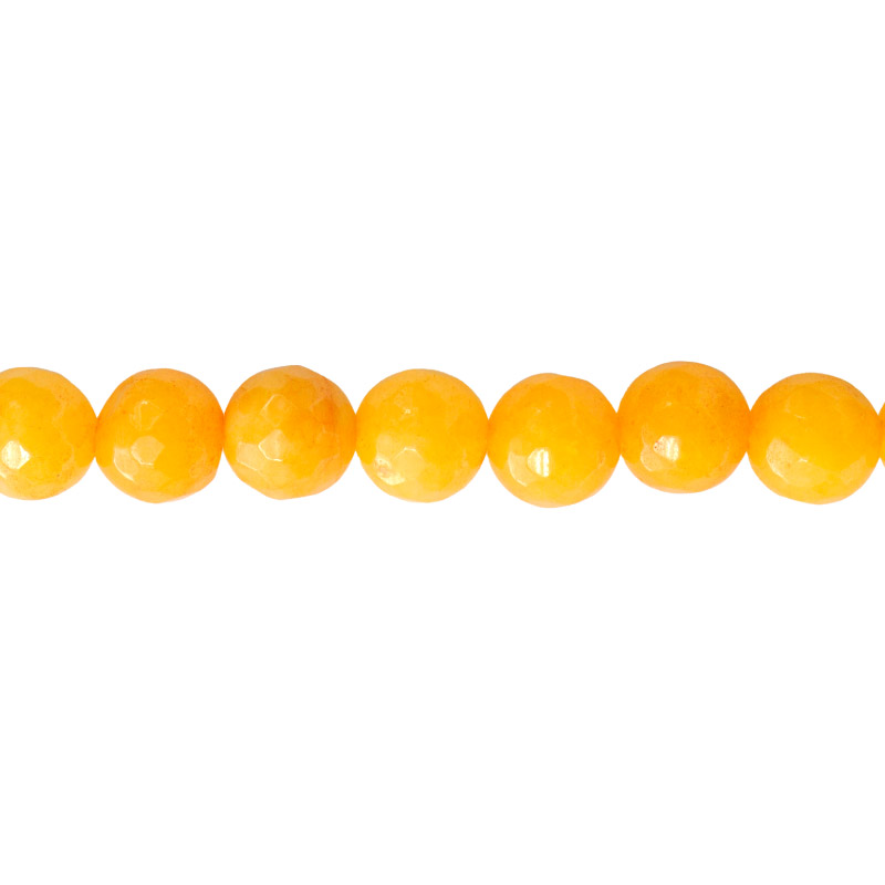 Sarta redonda facetada 8mm fire agate light honey x 46unds