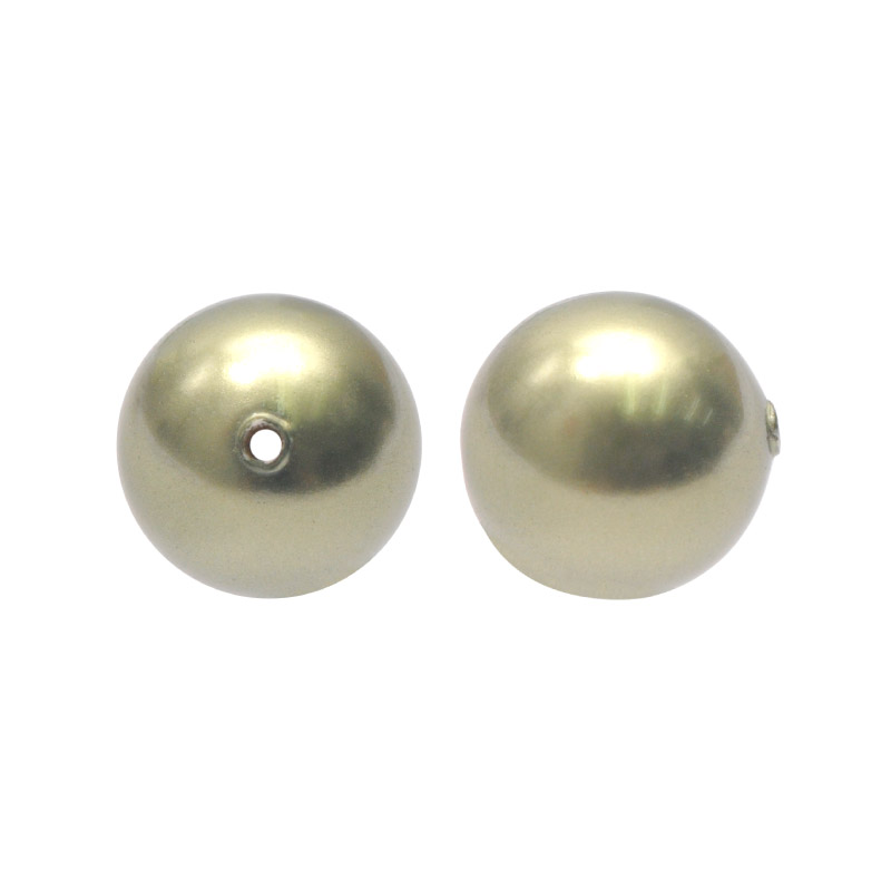 5818 swarovski perla medio hueco crystal white pearl 8mm x und