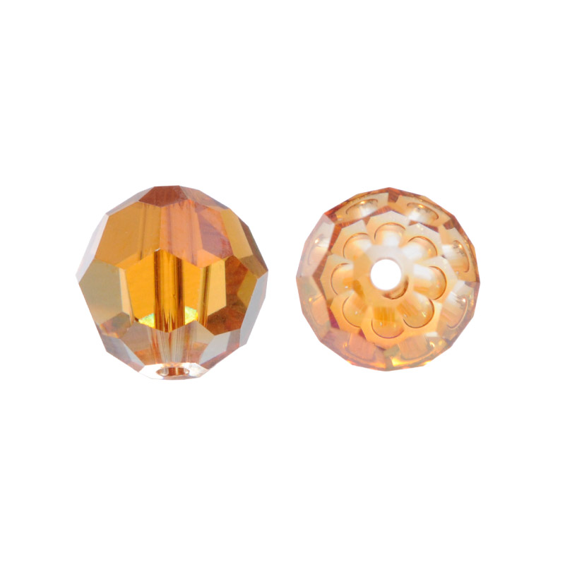 5000 swarovski esfera crystal dorado 2x 8mm
