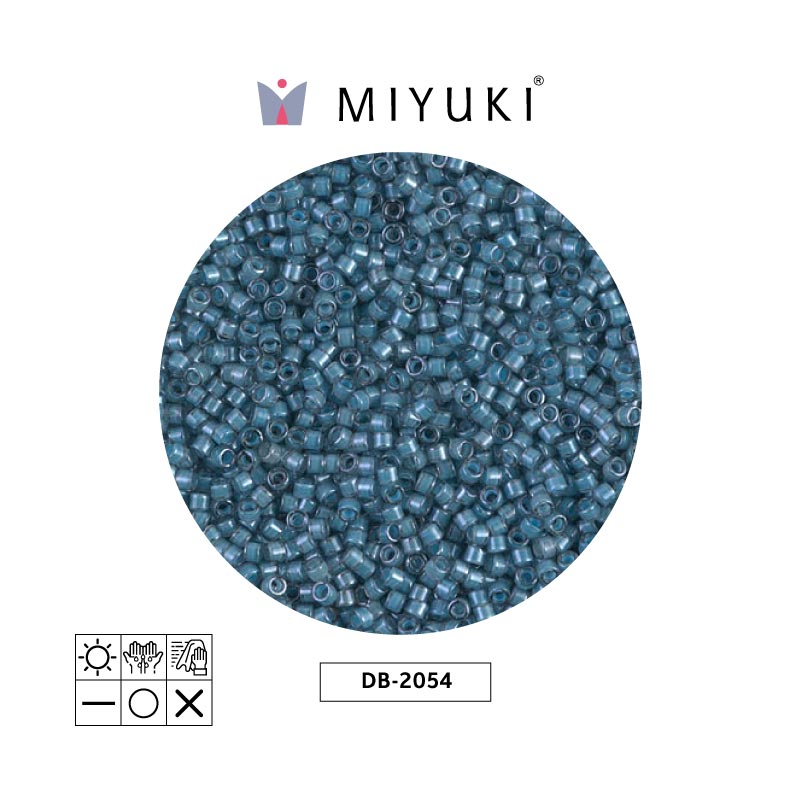Miyuki delica 11/0 DB2054 neon dusk azul x 50g